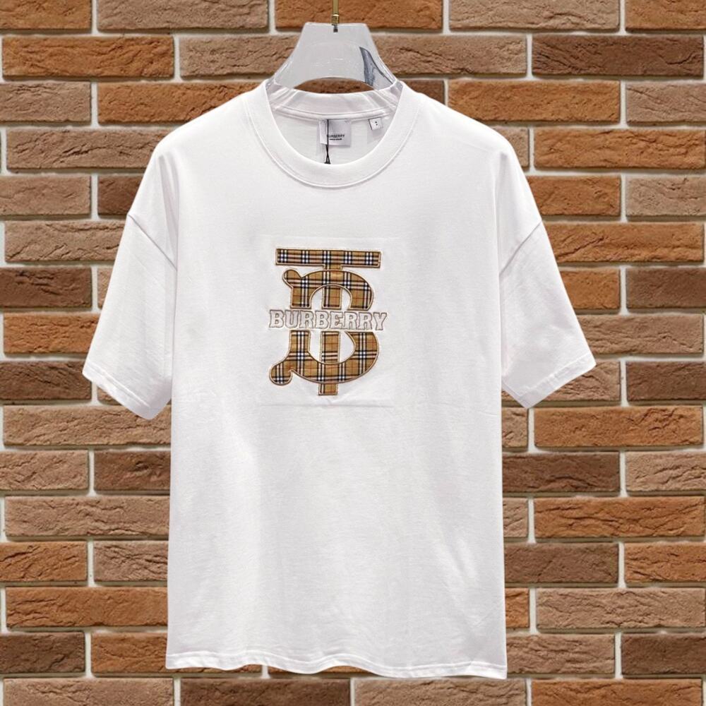 Burberry White Short Sleeve